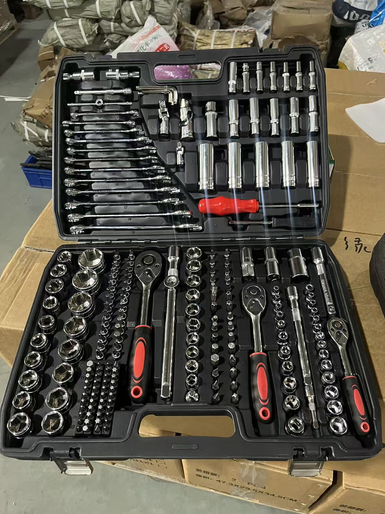 Power Tools And Hand Tools - 216-Piece DIY Auto Repair Tool Kit
