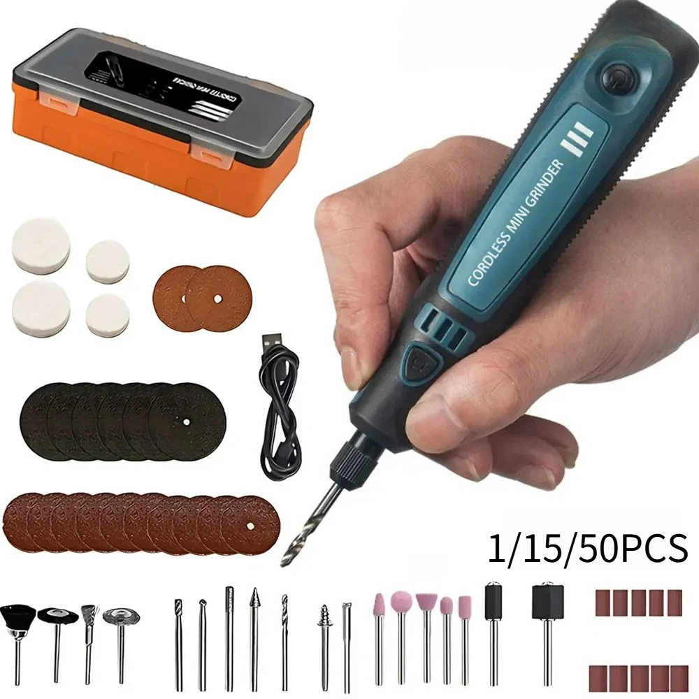 Power Tools For Home - USB Cordless Electric Grinder Portable Carving