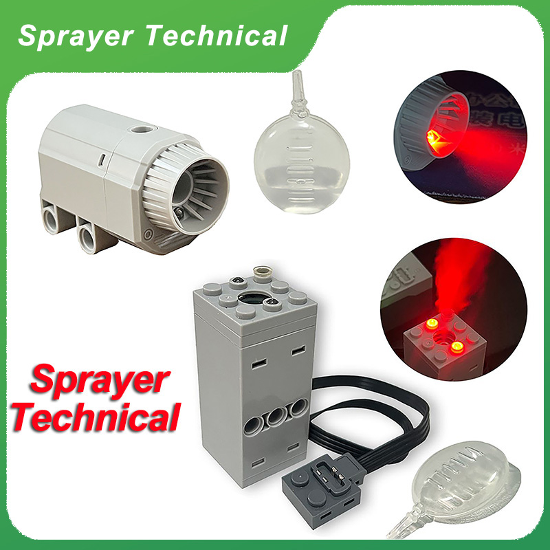 Power Tools Lego - New Technical spray smoke Motor Sprayer