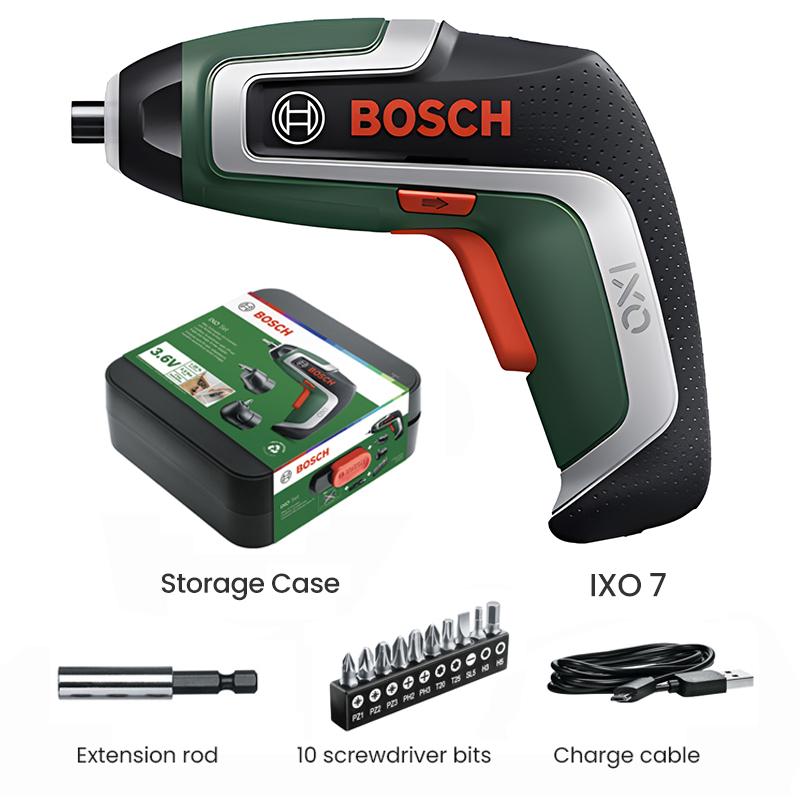 Power Tools For Home - Bosch IXO 7 Cordless Screwdriver, 3.6V