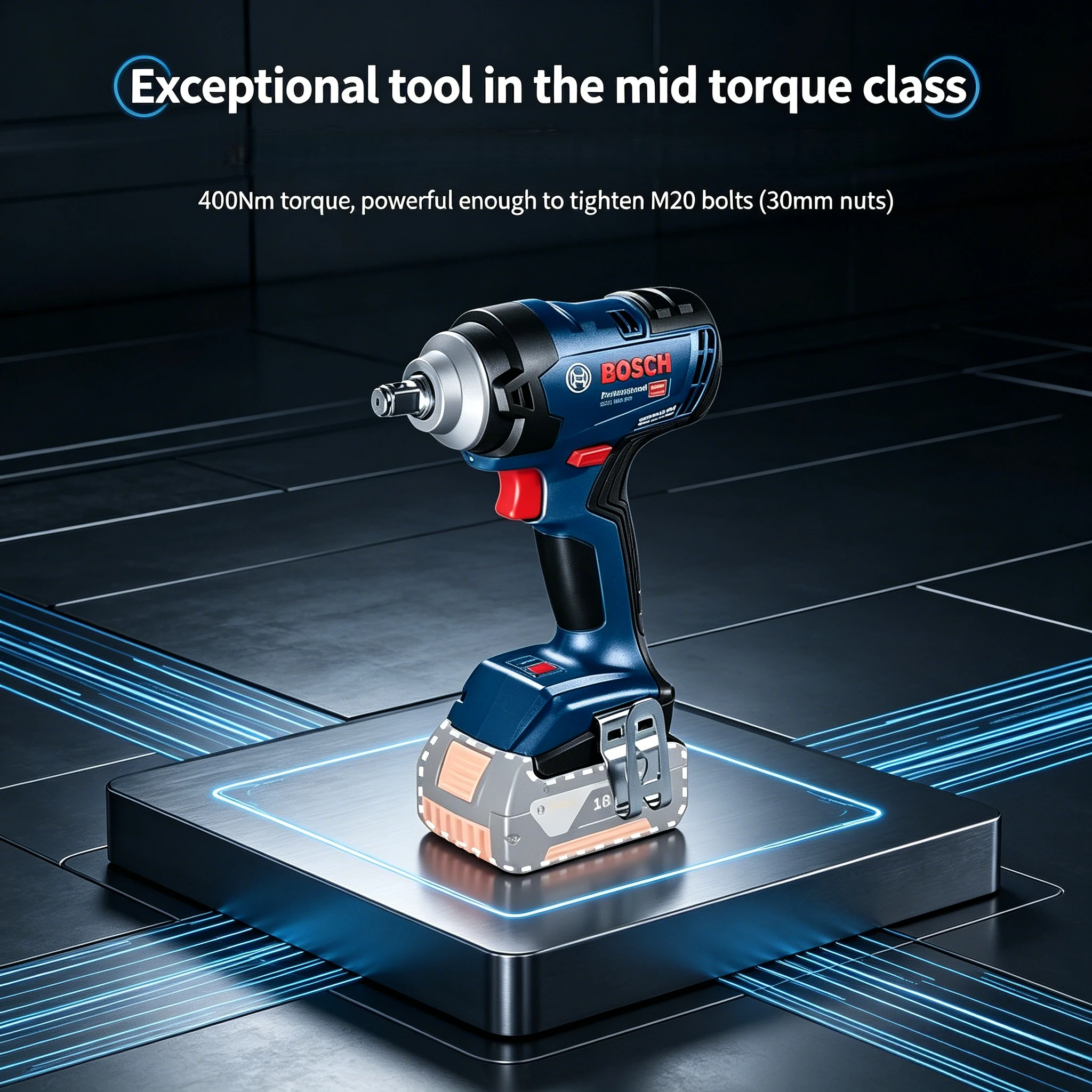 ‌Bosch GDS 18V-400 18V Brushle - Power Tools Impact ulasan dan harga