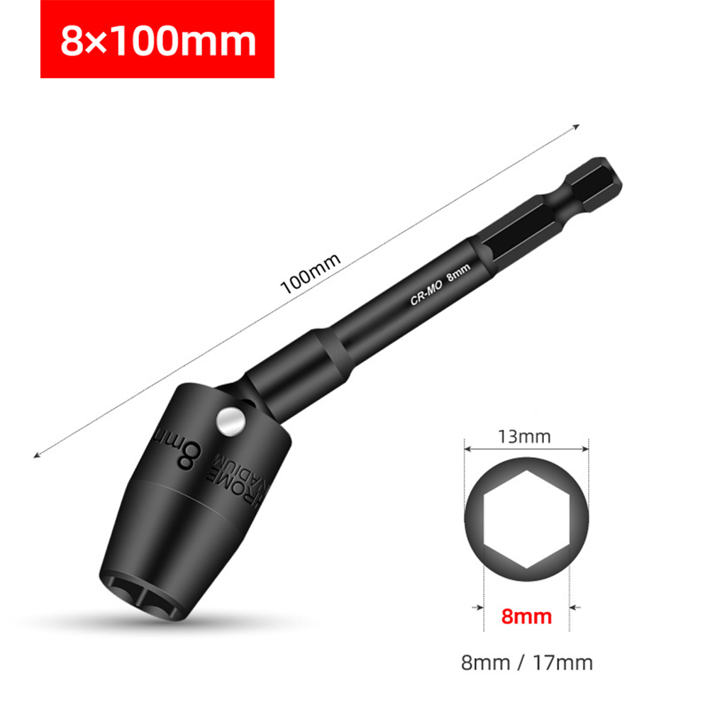 1Pc 100mm Hex Socket H8-H19 36 - Einhell Power X Tools ulasan dan harga