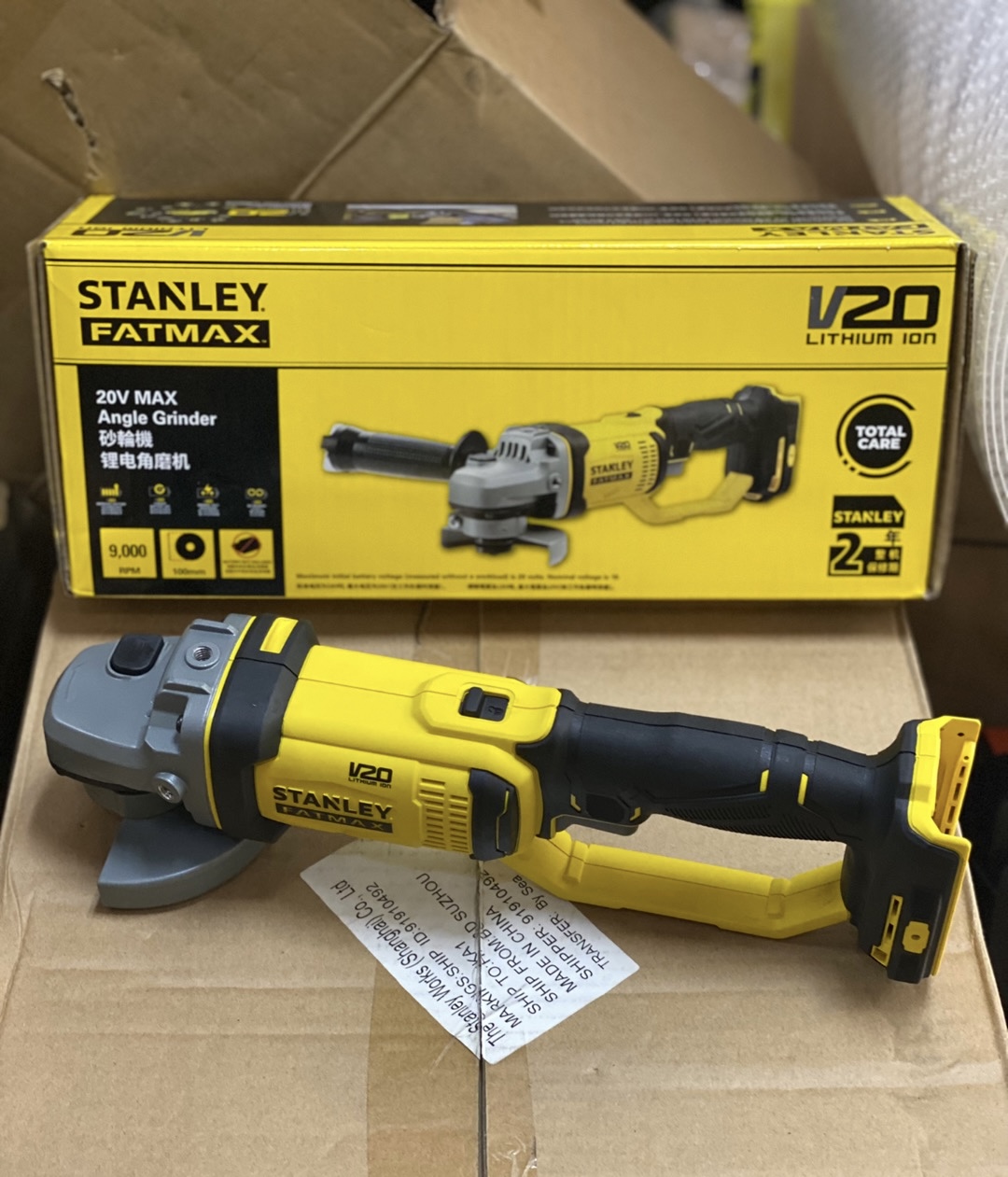 20V Rechargeable Angle Grinder - Power Tools Stanley ulasan dan harga