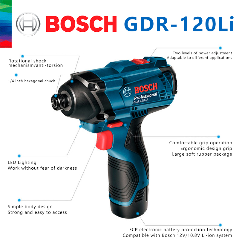 Bosch Original GDR 120-LI Rech - Power Tools Impact ulasan dan harga