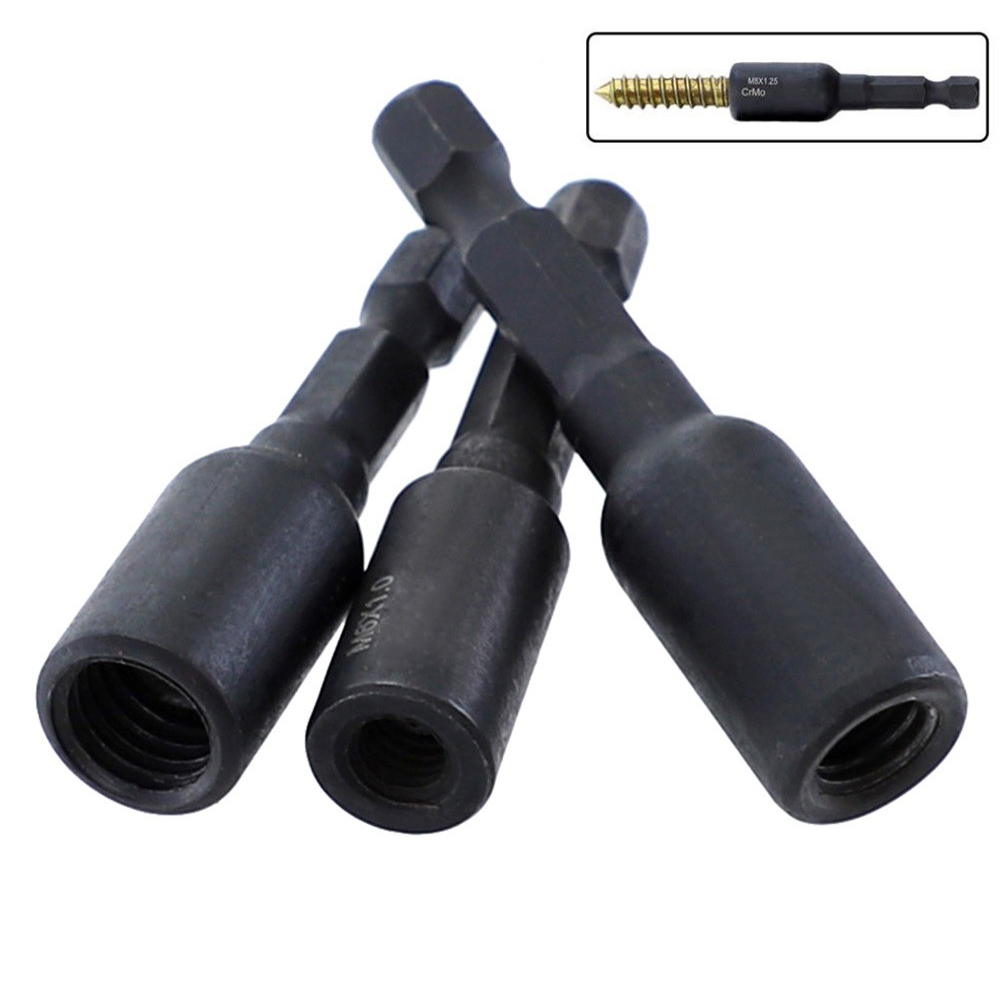 3Pcs Socket Adapter M6/M8/M10  - Einhell Power X Tools ulasan dan harga