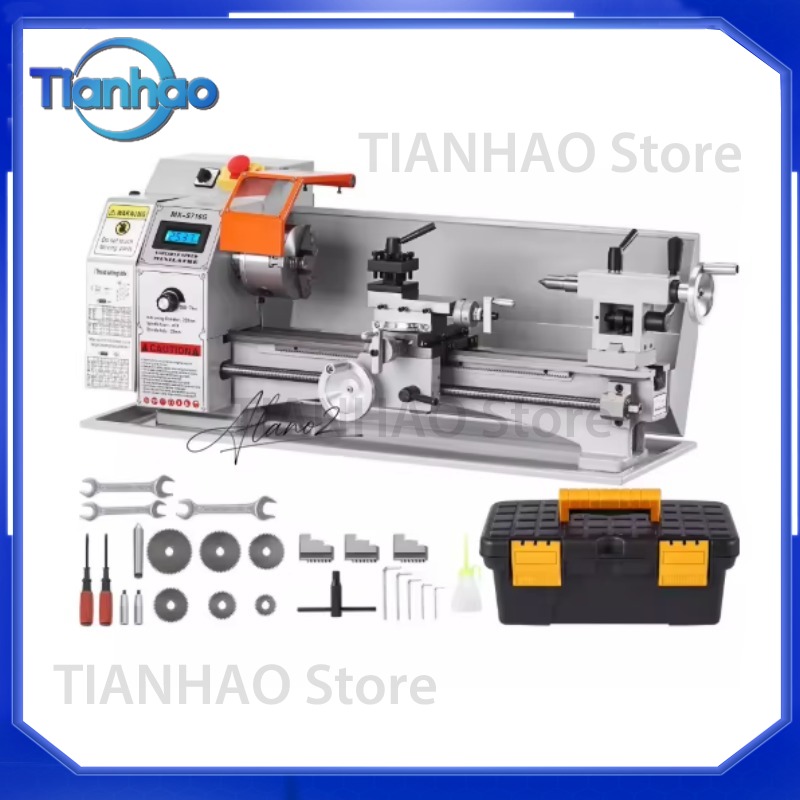 7'' x 16'' Metal Lathe Machine - Power X Tools And Machinery ulasan dan harga