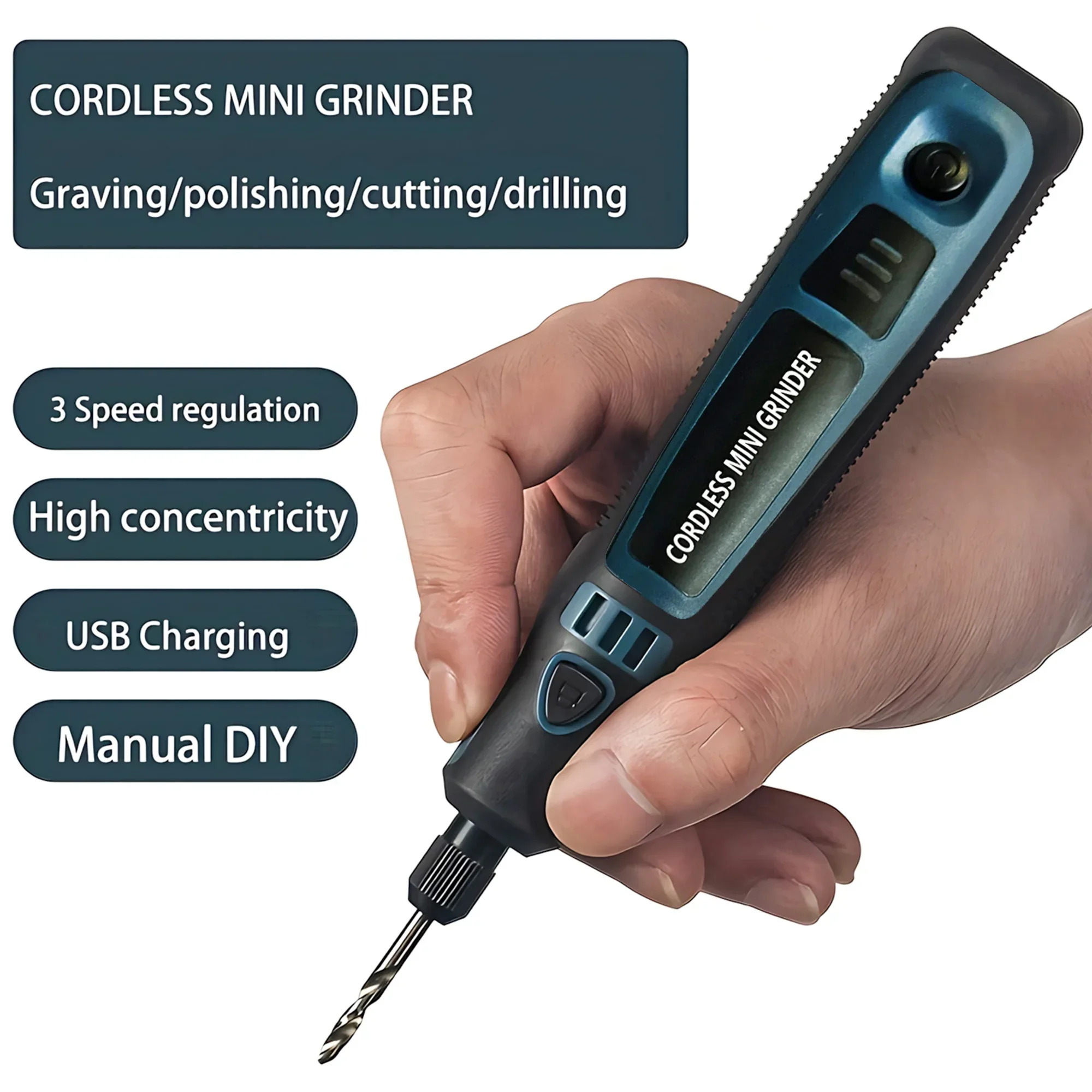 USB Cordless Electric Grinder  - Power Tools For Home ulasan dan harga