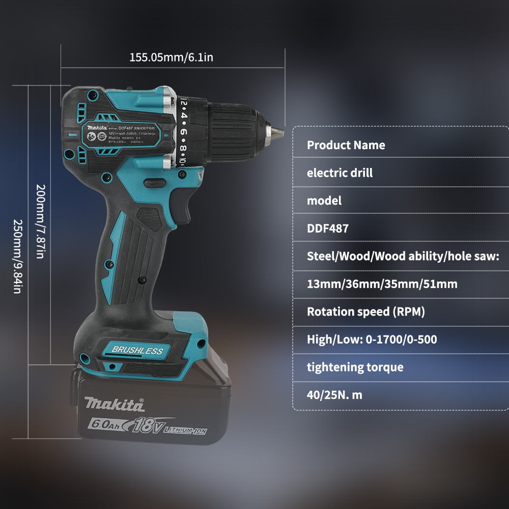 18V Brushless Cordless Drill 4 - Einhell Power X Tools ulasan dan harga