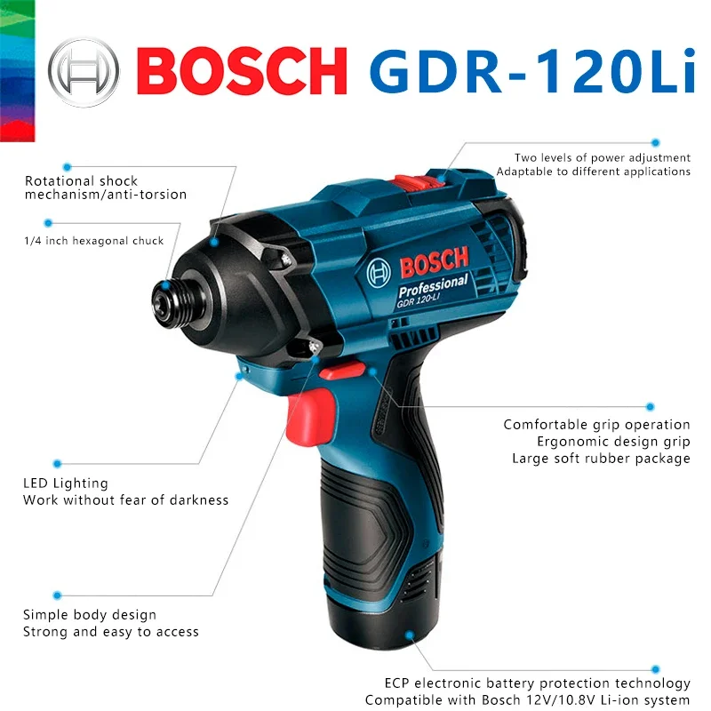Bosch Original GDR 120-LI Rech - Power Tools Impact ulasan dan harga