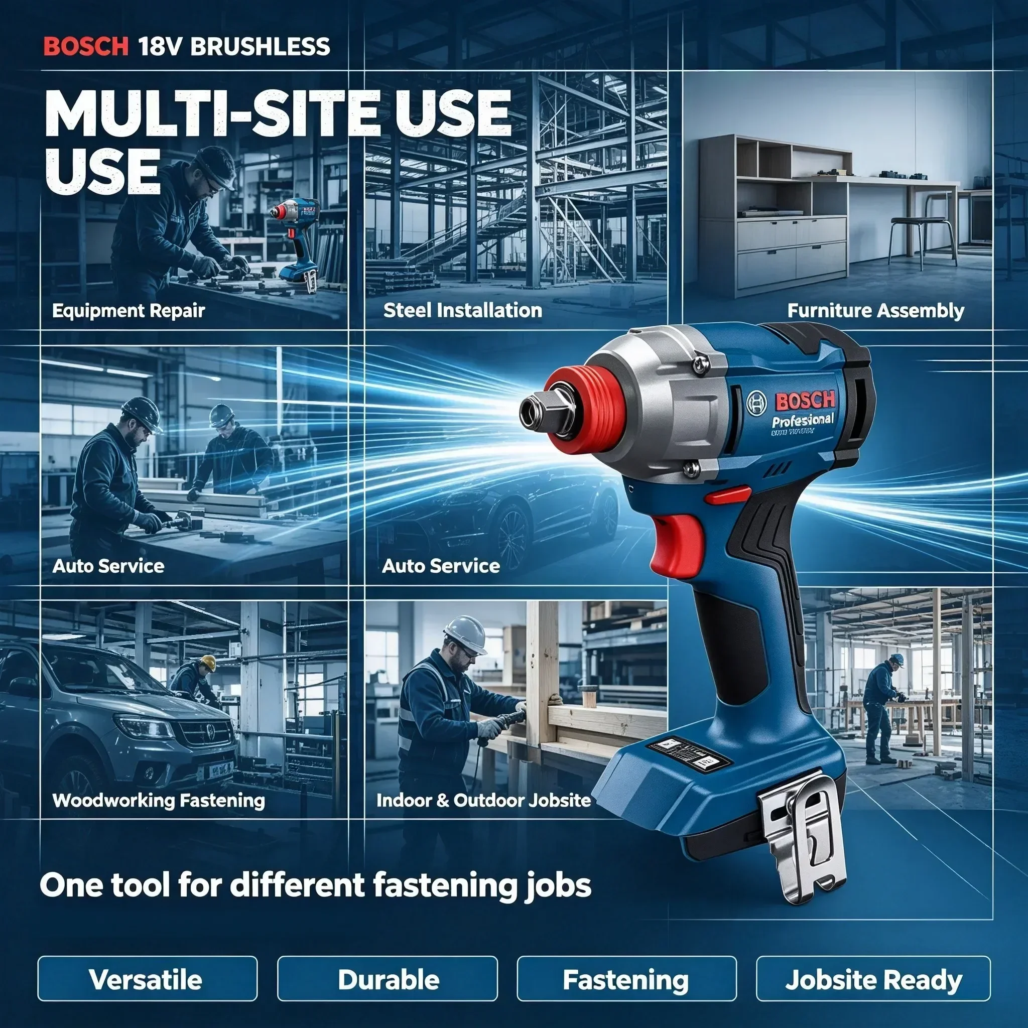 Bosch GDX 18V-285 Cordless Imp - Power Tools Impact ulasan dan harga