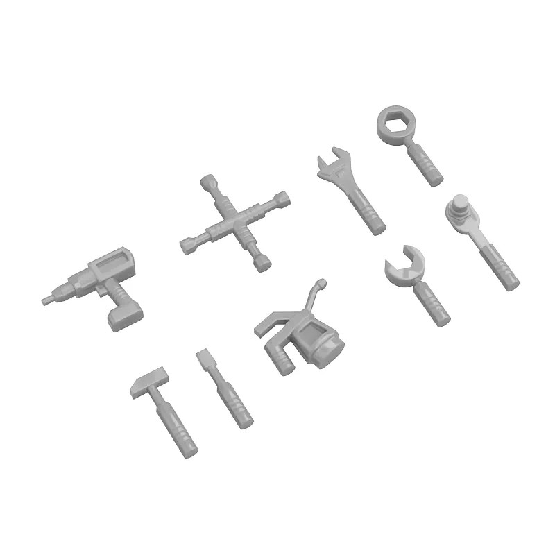 A set of 9 MOC building blocks - Power Tools Lego ulasan dan harga