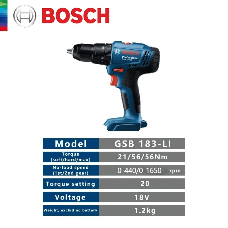 Bosch Electric Drill GSB183-LI - Power Tools Impact ulasan dan harga